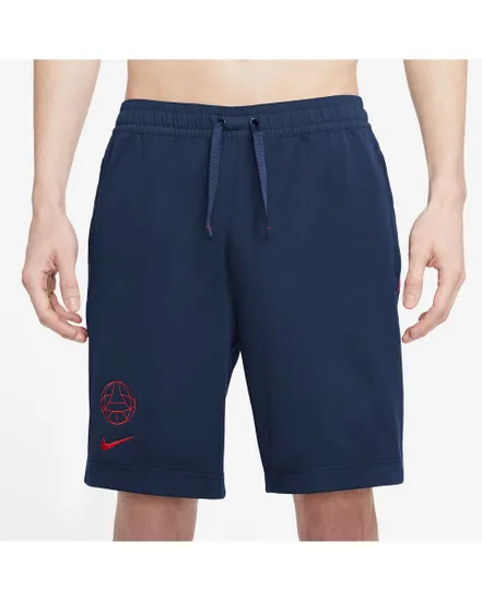 Short Homme PSG M NK TRAVEL SHORT KZ Bleu