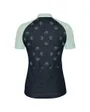 Maillot manches courtes Femme ENDURANCE 30 Bleu foncé/Vert clair