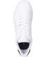 Chaussures Homme TH COURT LEATHER GRA Blanc