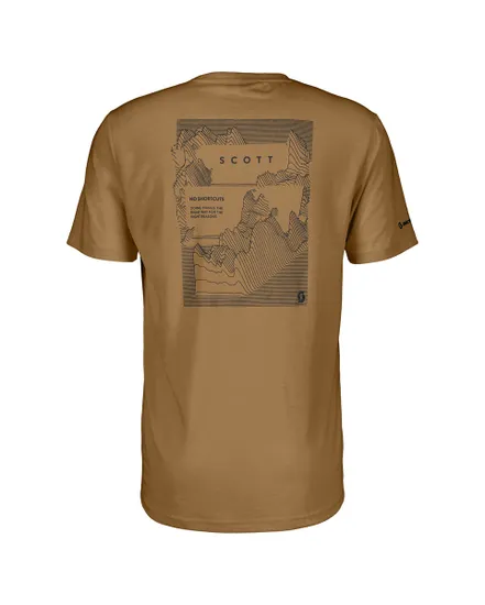 T-shirt manches courtes Homme DEFINED DRI Marron