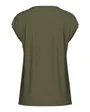 T-shirt manches courtes Femme PCKAMALA TEE JRS NOOS BC Vert