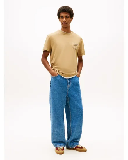 T-shirt Homme TJM REG SIGN SPRAY S Beige