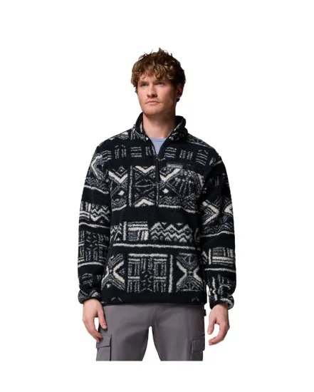 Polaire Homme RUGGED RIDGE HIGH PILE HALF ZIP Noir