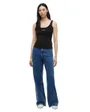 Débardeur Femme Slim Script Rib