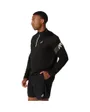 Haut d'entrainement Homme ICON LS 1/2 ZIP TOP Noir