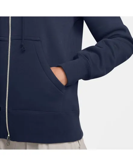 Sweat zip à capuche Femme W NSW PHNX FLC STD FZ HDY Bleu