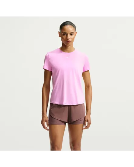 T-shirt Femme W NK ONE CLASSIC DF SS TOP Rose