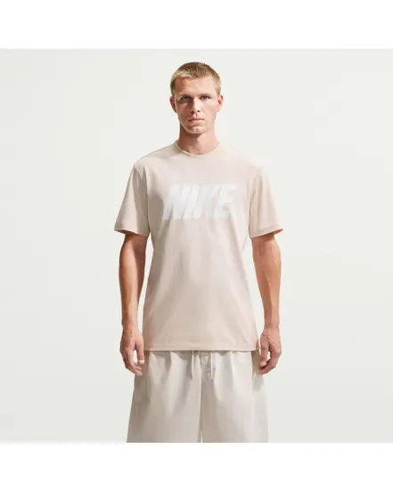 T-shirt Homme M NK CLUB VARSITY SS LIFESTYLE Beige
