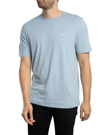 T-shirt col rond Homme DERO222 Bleu Clair