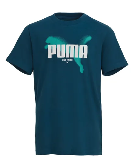 T-SHIRT manches courtes GARÇON Bleu