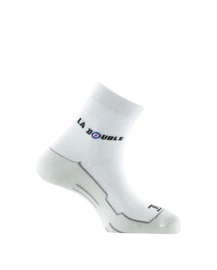 1 paire de chaussettes Homme SOCQUETTE NEW DOUBLE CLUB Blanc