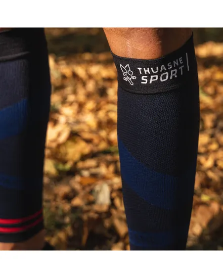 Manchons de compression mollet Femme RUN TRAIL CALF UP ACTIV LONG Noir