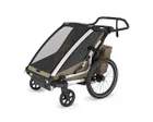 Remorque pour enfant 2 places CHARIOT CROSS G3 Khaki