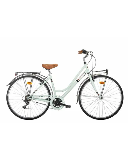 Vélo urbain Femme STREETLAND 7V REVO Vert Pastel