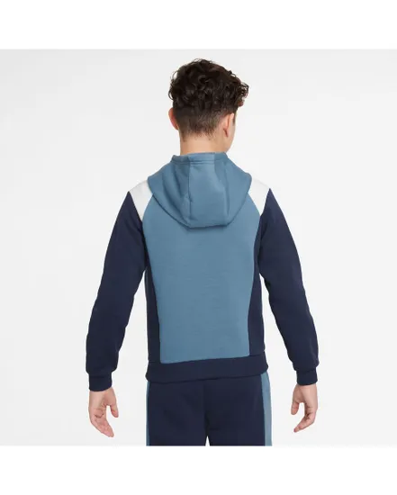 Sweat à capuche Enfant plus agé K NIKE AIR PO HOODIE Bleu