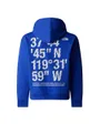 Sweat à capuche Enfant B COORDINATES GRAPHIC OVERSIZD HOOD Bleu