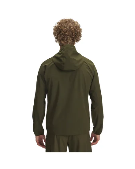 Veste zip à capuche Homme UA VIBE WOVEN JACKET Vert