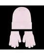 Coffret Enfant CLUB BEANIE/GLOVE SET Rose