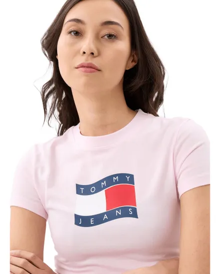 T-Shirt Femme TJW Slim Wavy Flag Tee