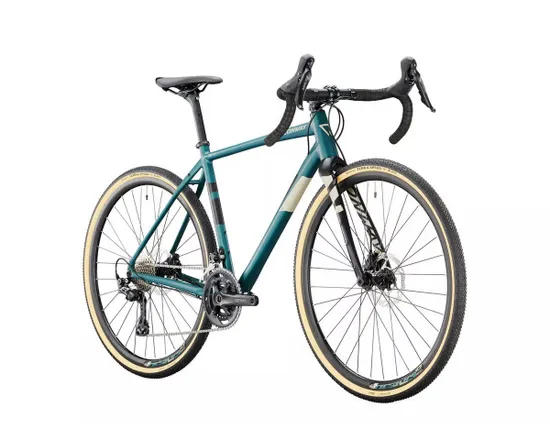 Vélo Gravel Homme GRV 8.0 Vert/Platine