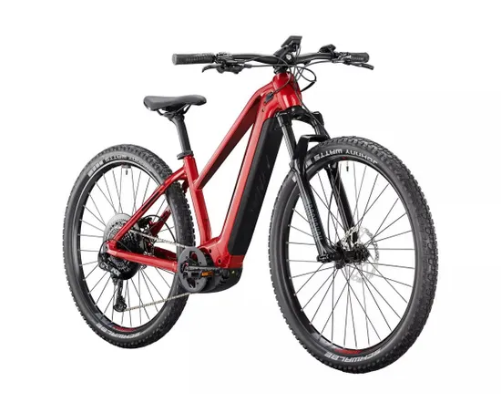 VTT électrique semi rigide Femme CAIRON S 6.0 TRAPEZE Rouge/Gris