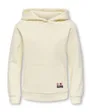 Sweat à capuche Fille KOGNOOMI-VINTA LABEL LS HOOD CS SWT NOOS Beige