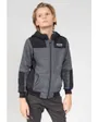 Sweat zippé à capuche Enfant KENTSON FL B Gris