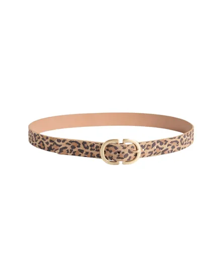 Ceinture Femme PCJUVA Suede Leo Jeans Belt