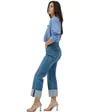 Jean Femme FAITH WITH CUFF Bleu