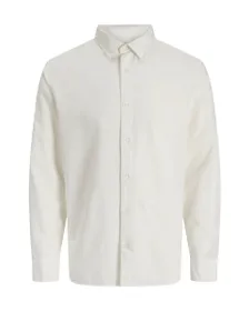 Chemise Homme JJEBREEZE Linen Blend Shirt L/S SN