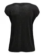 ONLSILVERY S/S V NECK LUREX TOP JRS NOOS