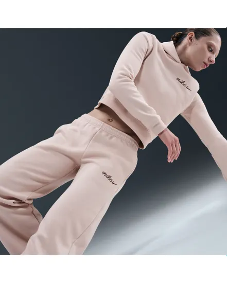 Pantalon de survetement Femme W NSW PHNX FLC STRGHT LEG PNT Rose