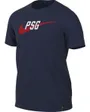 T-shirt de football manches courtes Homme PSG M NK SWOOSH TEE Bleu