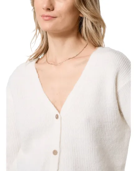 Gilet Femme PCNIBE LS Rev Deep Back Knit