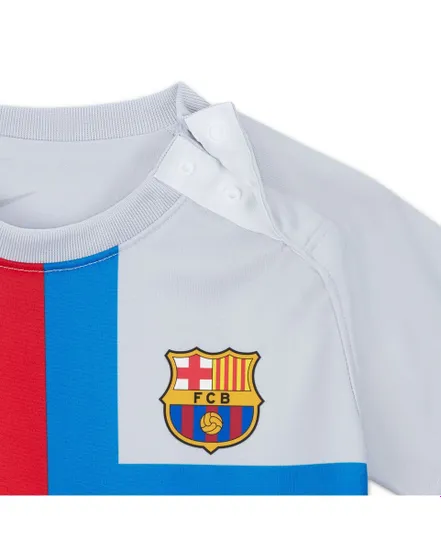 Ensemble football Enfant FCB I NK DF KIT 3R Blanc