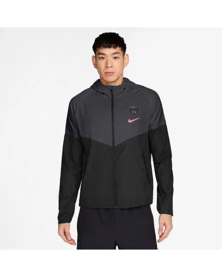 Veste à capuche Homme PSG M NSW CS RUN  JKT TA Noir