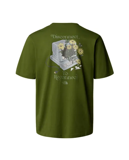 T-shirt Homme M CONNECTED RELAXED SS TEE -GRAPHIC Vert