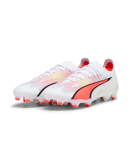 Crampons de football Homme ULTRA ULTIMATE FG/AG Blanc