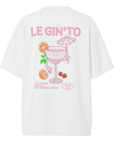 T-shirt Femme PCGRINK Imprimé Manches Courtes