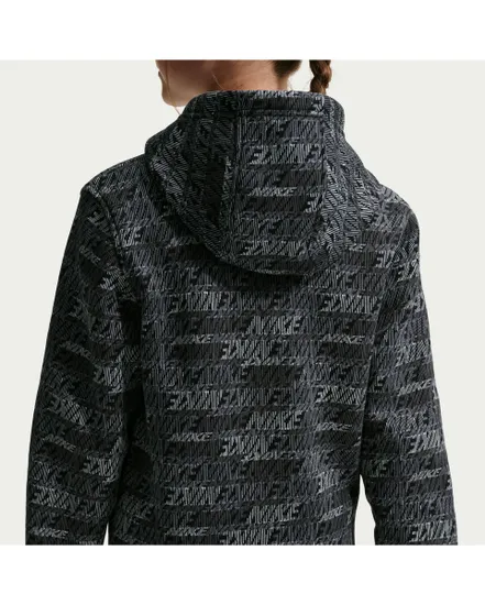 Sweat Enfant K NSW CLUB FLC PO HDY AOP Gris