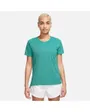 T-shirt Femme W NK FAST DF SS TOP Bleu