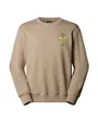 Sweat Homme M CONNECT RELAXED CREW SWEATSHIRT Beige