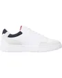 Chaussures Homme TH BASKET CORE LTH M Blanc