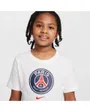 T-shirt Enfant plus agé PSG U NK CREST TEE Blanc