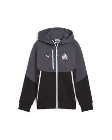 Sweat zip à capuche Enfant OM PUMATECH FZ HOODI Noir