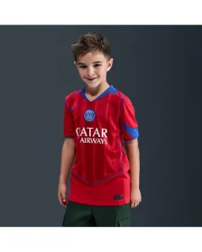 Maillot de football Enfant plus agé PSG Third 2025/2026 Stadium Rouge