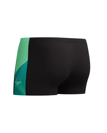 Short de bain Homme ECO DIVE AQSH BLAGRN Noir