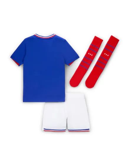 Ensemble de football Jeune enfant FFF LK NK DF STAD KIT HM Bleu