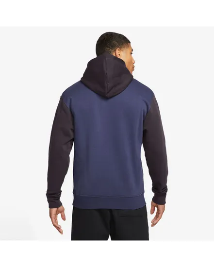 Sweat à capuche manches longues Homme M J ESS FLC PO Bleu