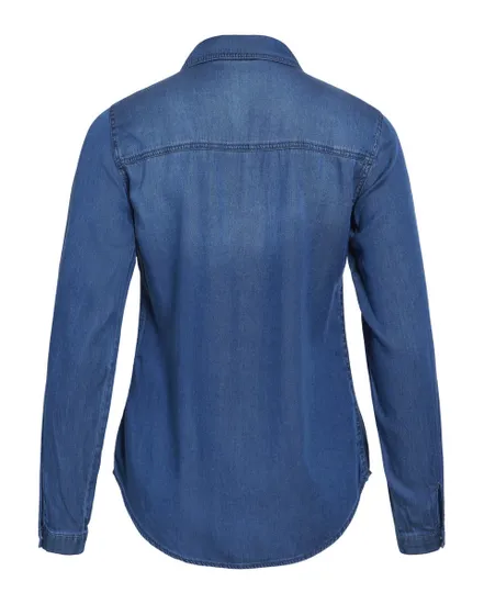 Chemisier Femme VIBISTA DENIM SHIRT NOOS Bleu Foncé